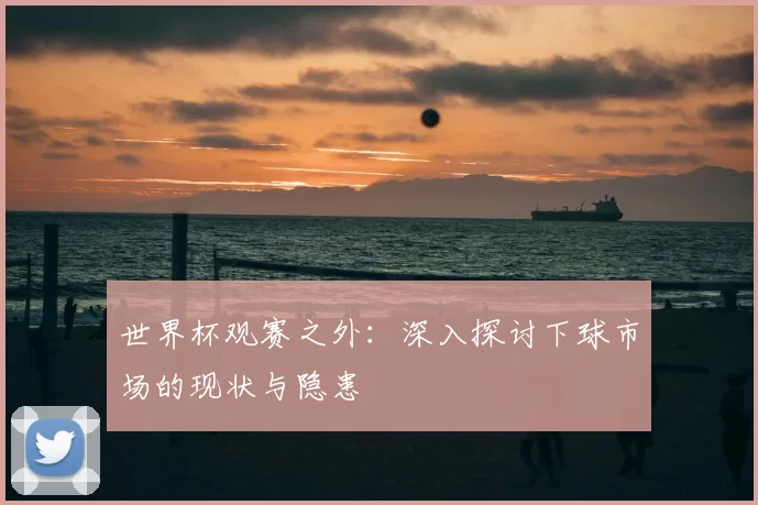 世界杯观赛之外:深入探讨下球市场的现状与隐患
