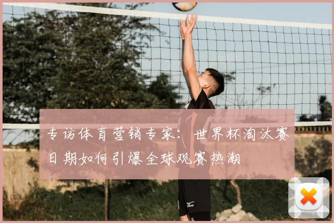 专访体育营销专家:世界杯淘汰赛日期如何引爆全球观赛热潮
