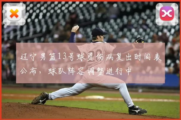 辽宁男篮13号球员伤病复出时间表公布,球队阵容调整进行中